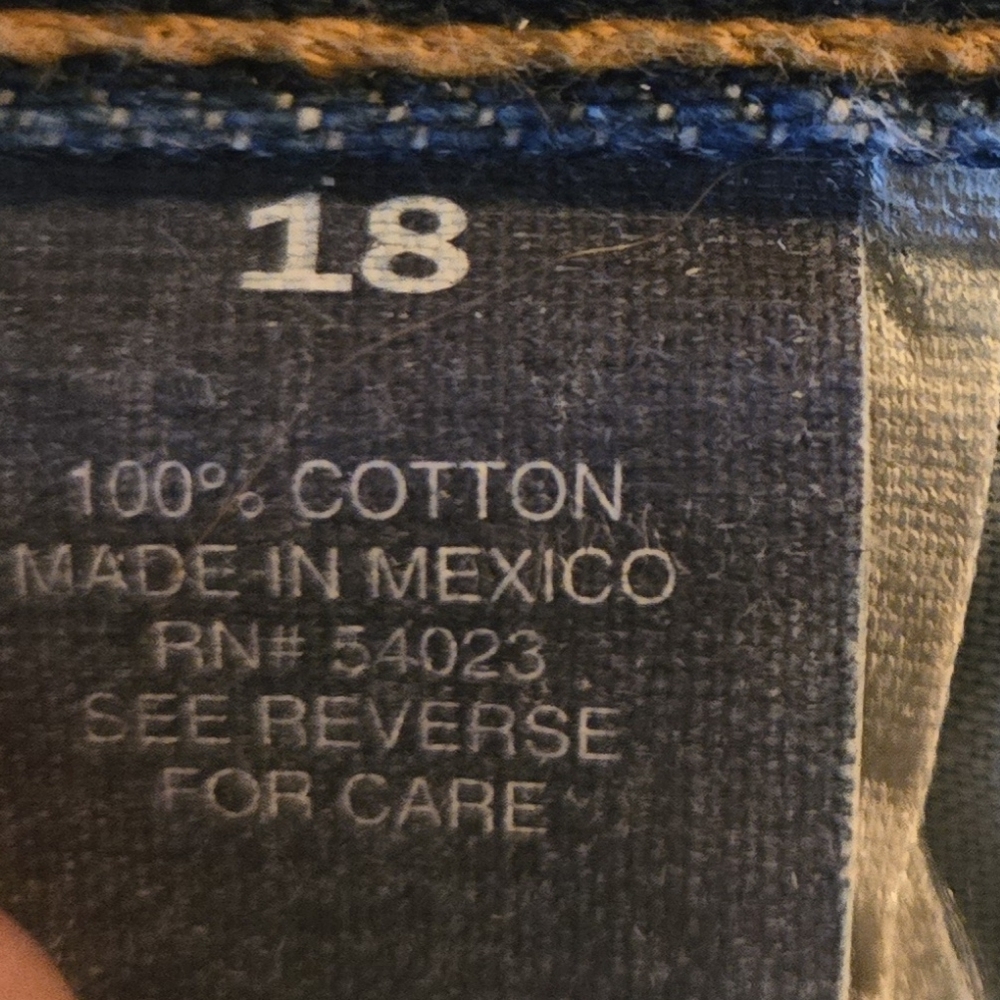 🌺Old Navy Boys Blue Straight Jeans Classic Style - Picture 4 of 4